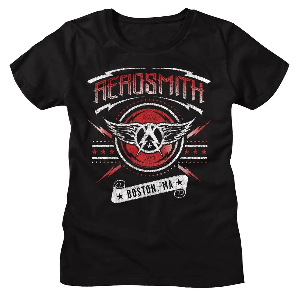 Aerosmith - Boston MA Womens T-Shirt