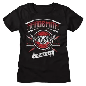 Aerosmith - Boston MA Womens T-Shirt