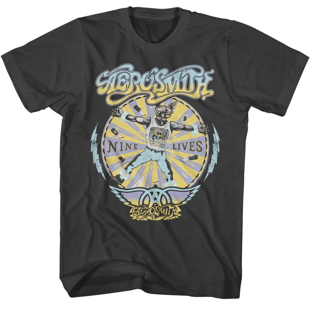 Aerosmith - Nine Lives Recolor T-Shirt