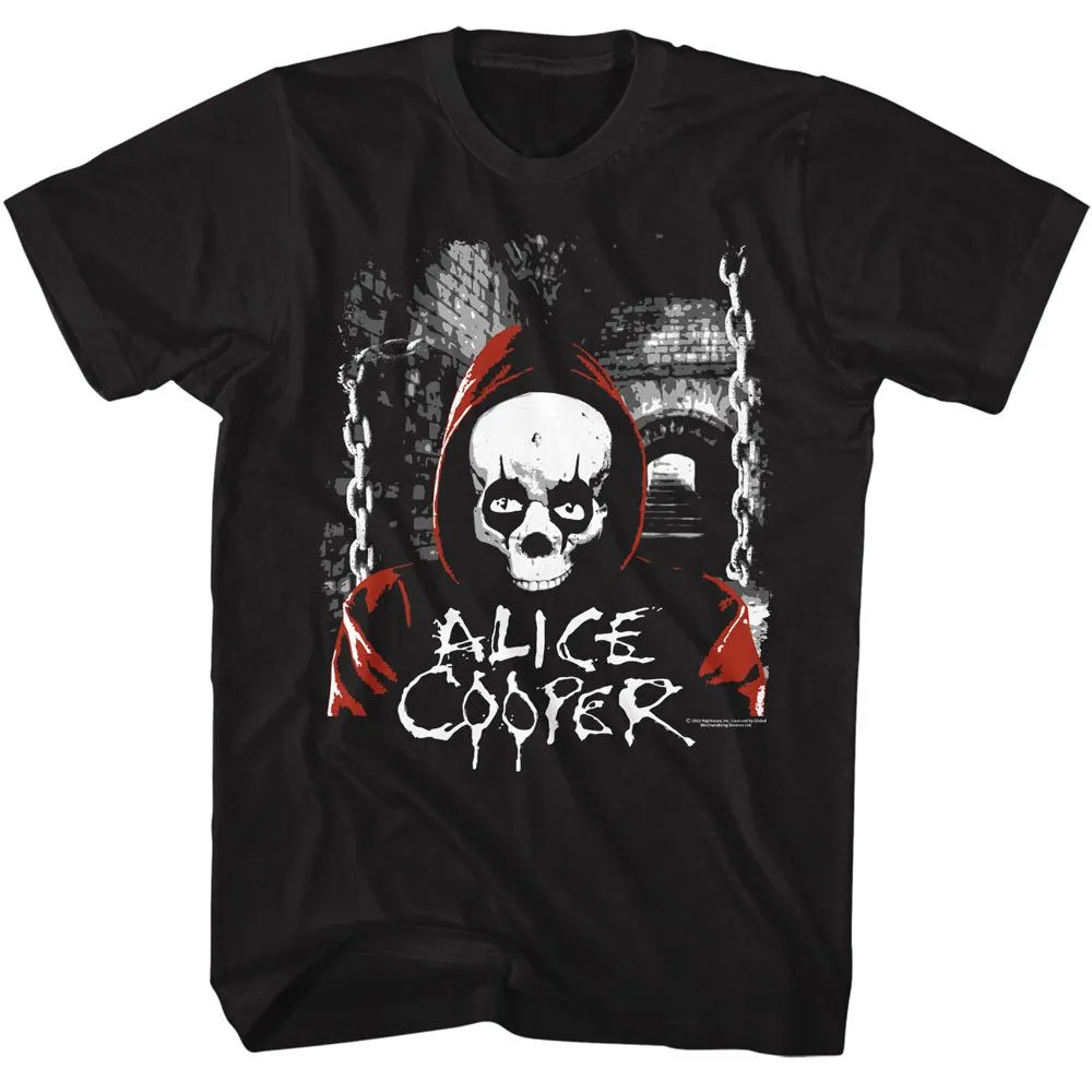 Alice Cooper - Hooded Skull T-Shirt