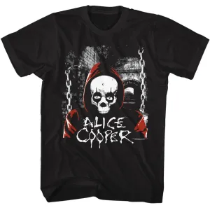 Alice Cooper - Hooded Skull T-Shirt