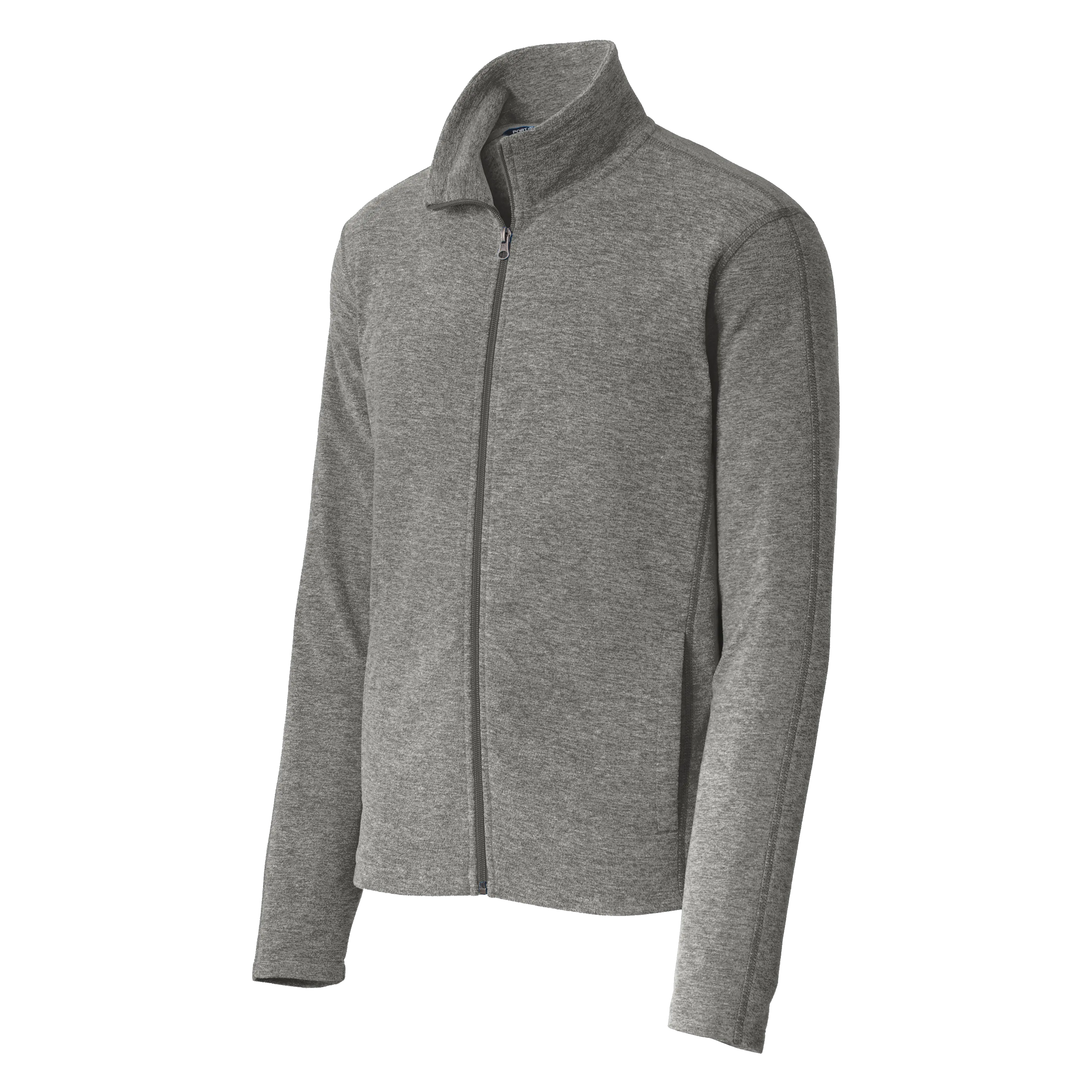 B1734M Mens Heather Microfleece Full Zip Jacket