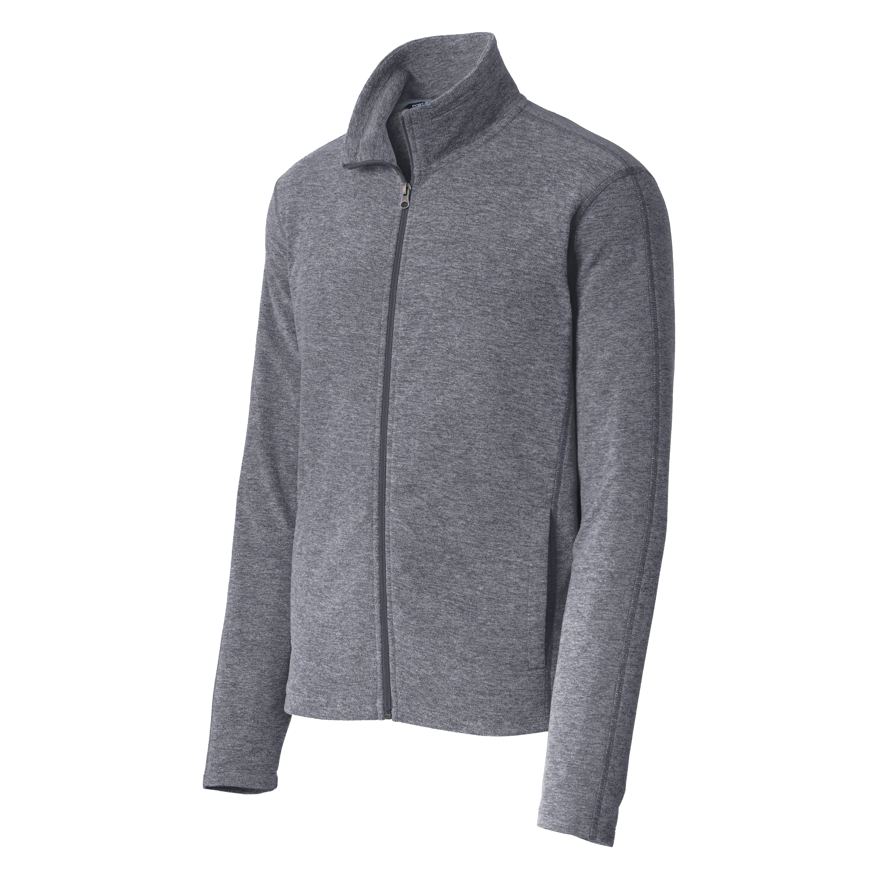 B1734M Mens Heather Microfleece Full Zip Jacket