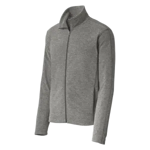 B1734M Mens Heather Microfleece Full Zip Jacket