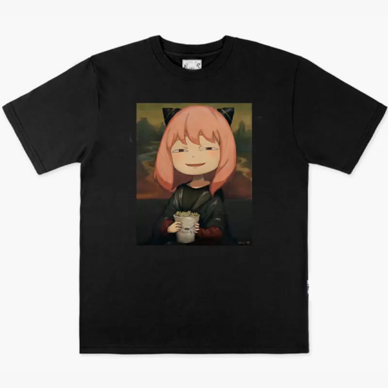benpaolv Ania Forger Smile Mona Lisa Anime T-Shirt Memecore