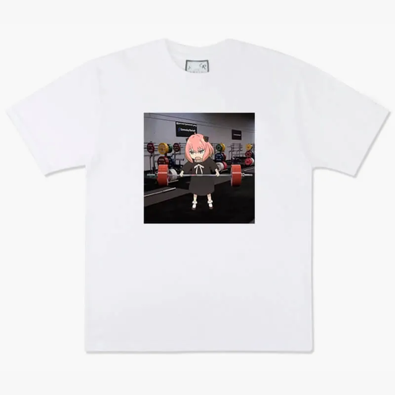 benpaolv Ania Forger Workout in a Gym Animecore Aesthetic T-Shirt