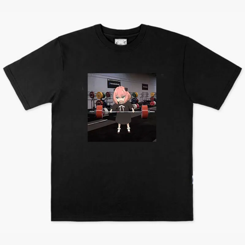 benpaolv Ania Forger Workout in a Gym Animecore Aesthetic T-Shirt