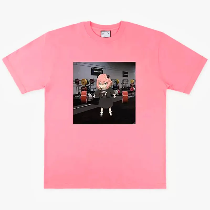 benpaolv Ania Forger Workout in a Gym Animecore Aesthetic T-Shirt