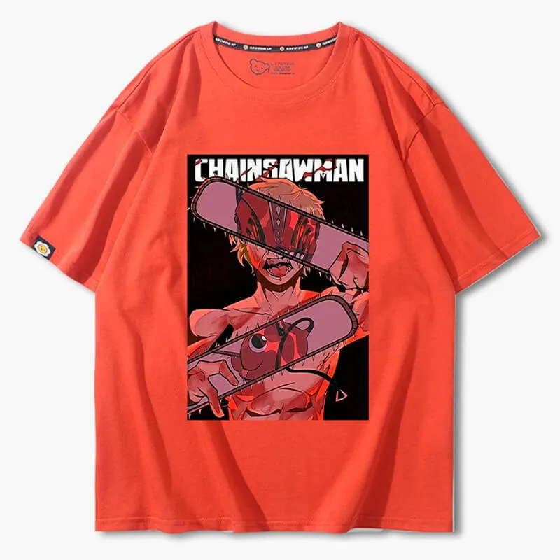 benpaolv Chainsaw Man Denji Reflection T-Shirt