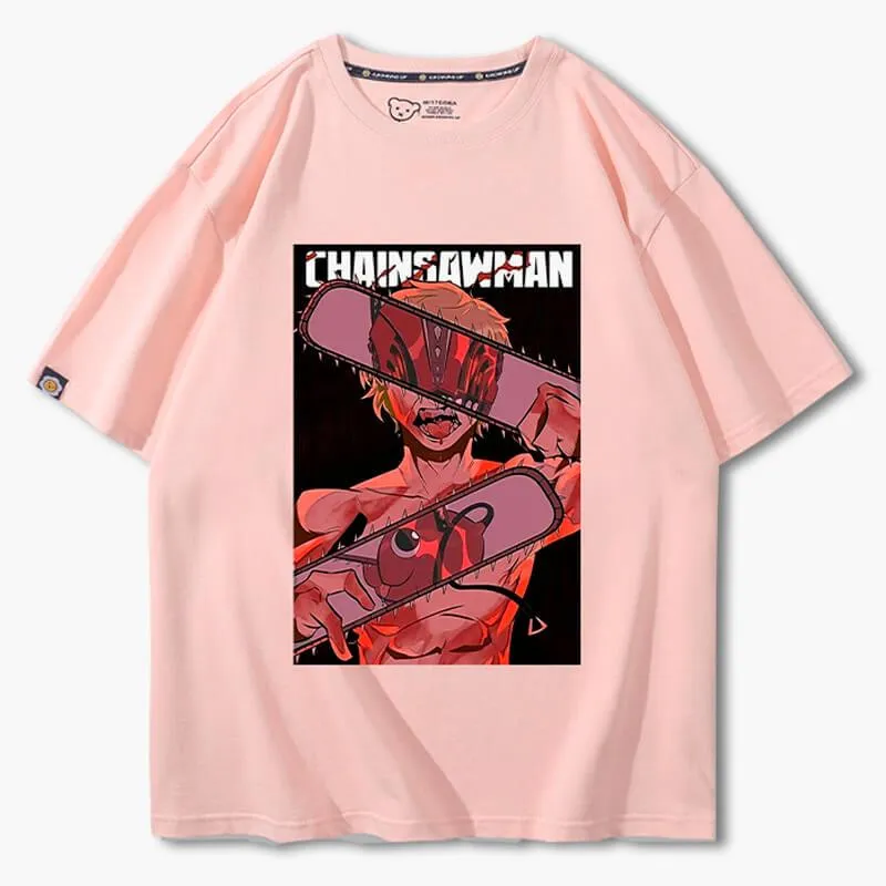 benpaolv Chainsaw Man Denji Reflection T-Shirt