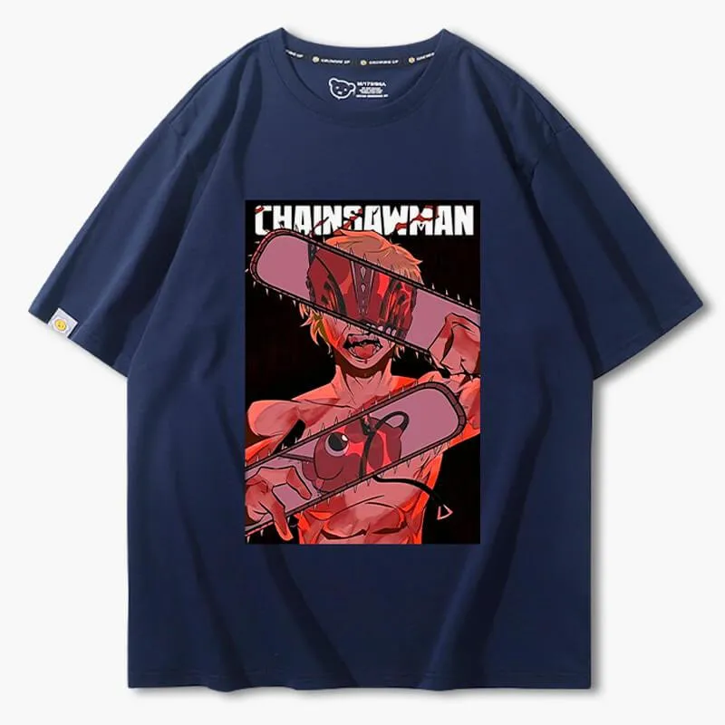 benpaolv Chainsaw Man Denji Reflection T-Shirt