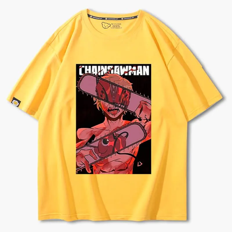 benpaolv Chainsaw Man Denji Reflection T-Shirt