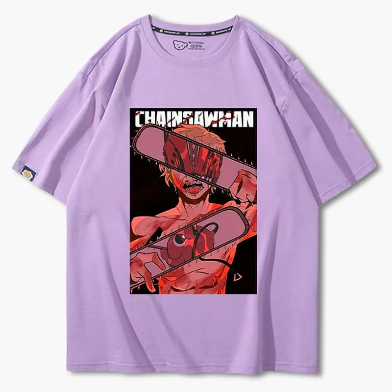 benpaolv Chainsaw Man Denji Reflection T-Shirt