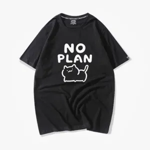 benpaolv Kawaii Cat No Plan Cute T-Shirt