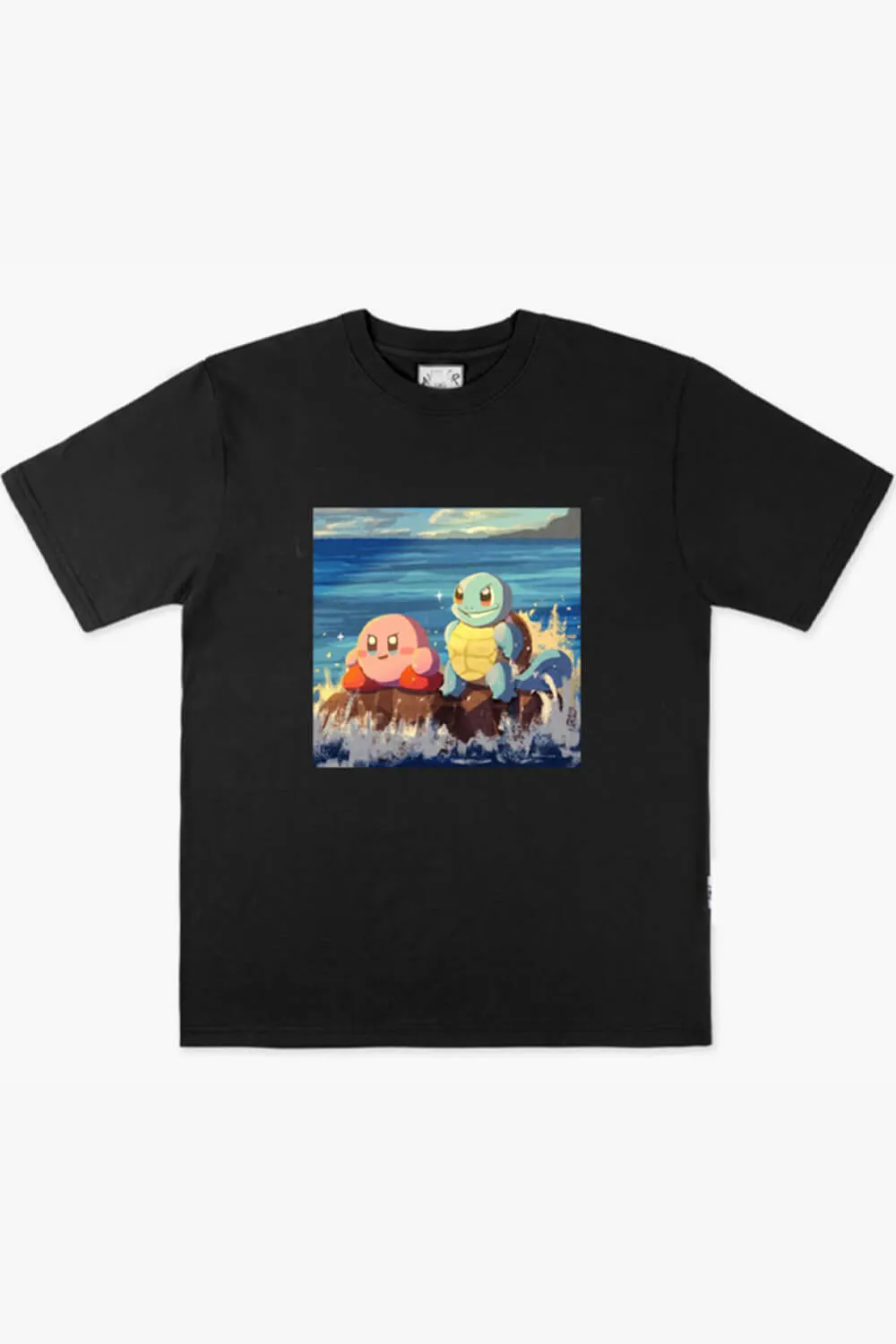 benpaolv Kirby and Squirtle T-Shirt Anime Meme Aesthetic