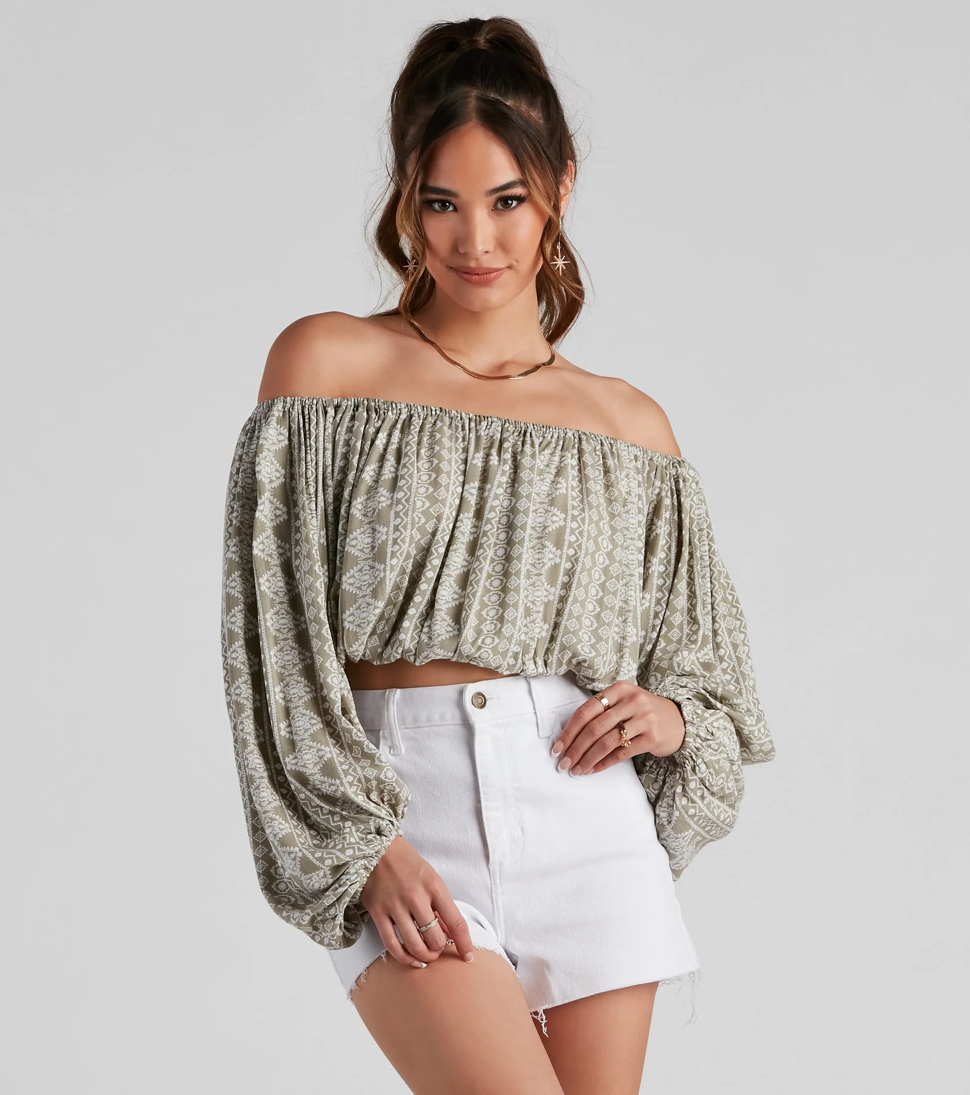 Bohemian Darling Geometric Top