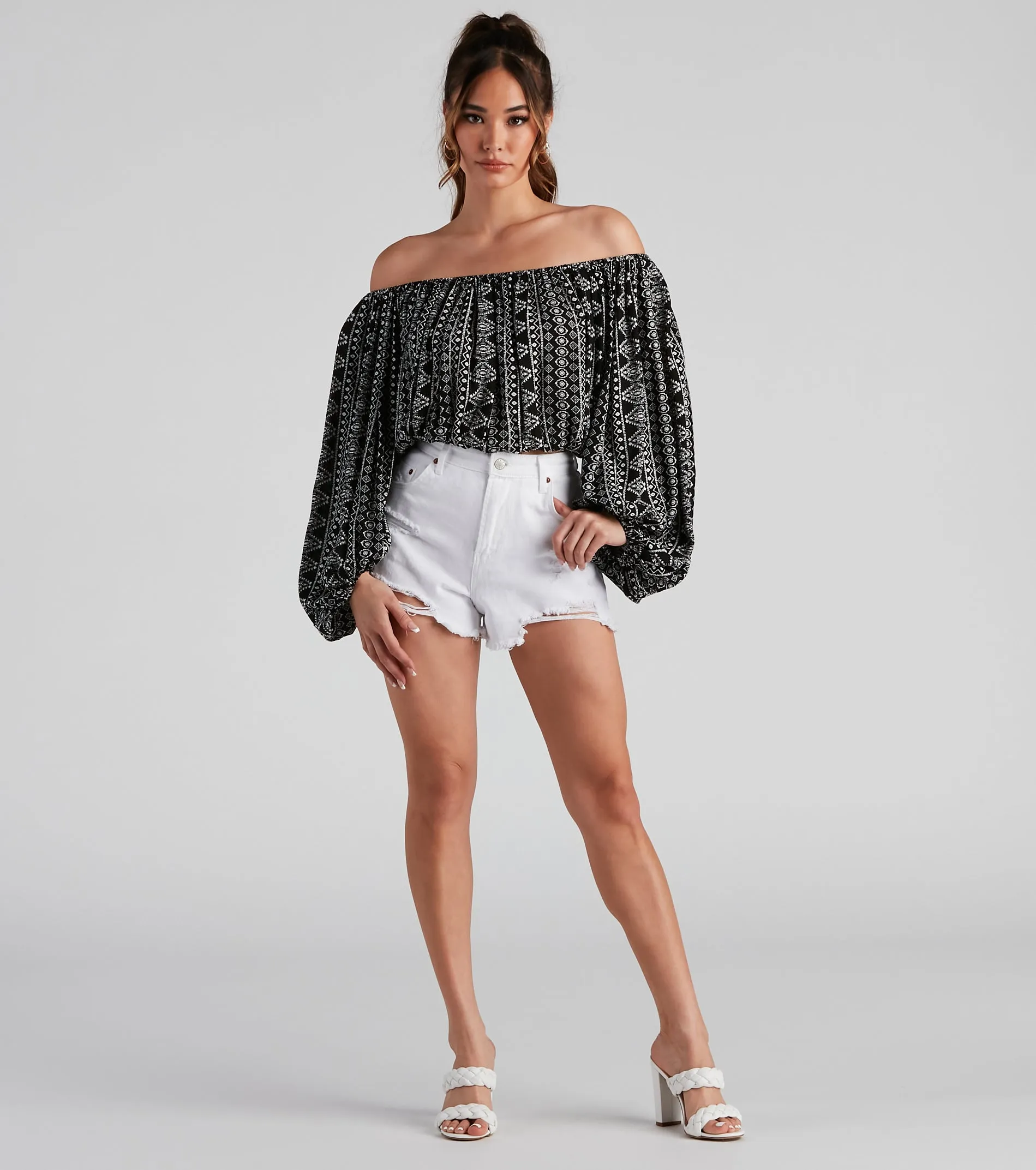 Bohemian Darling Geometric Top