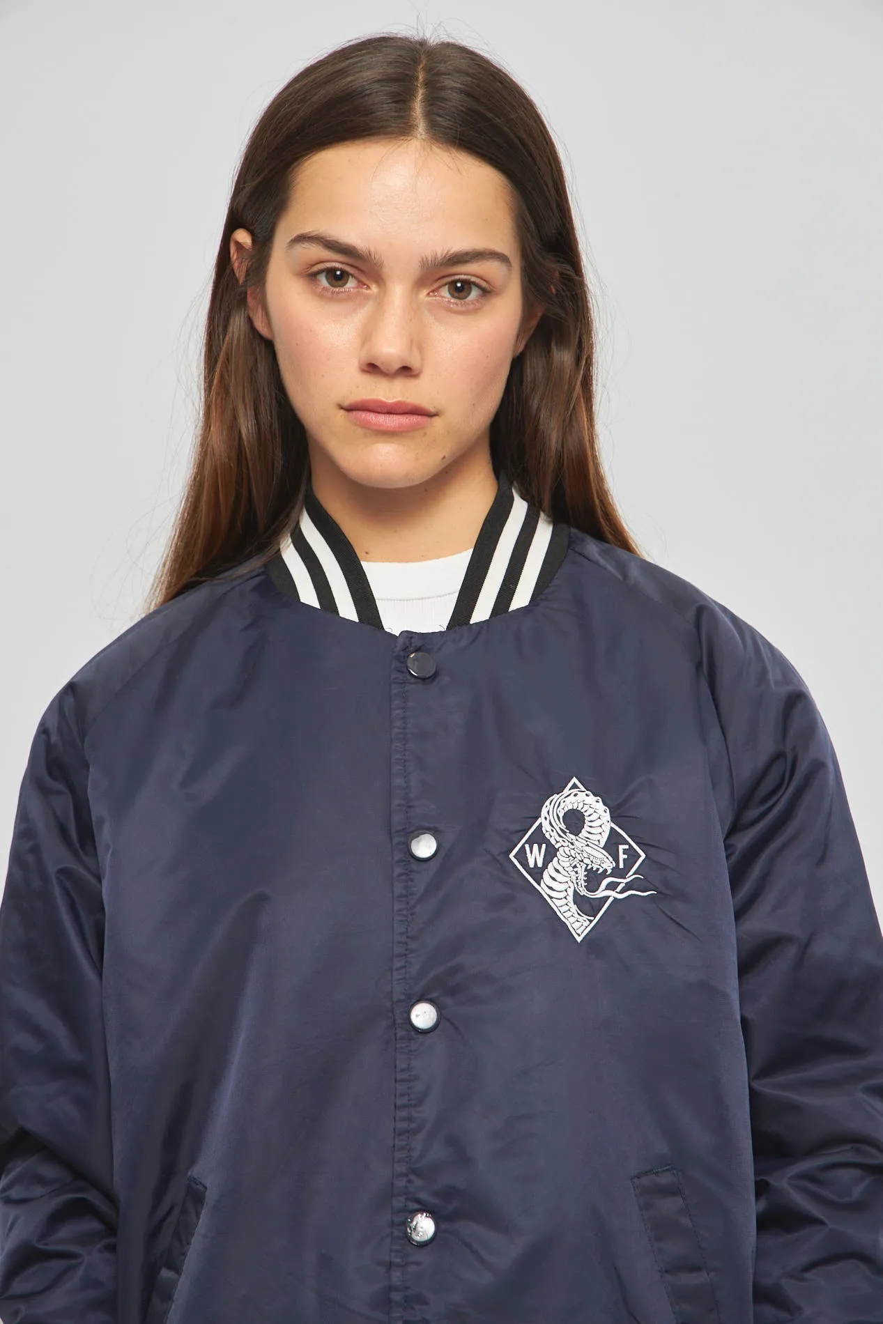Bomber casual  azul nostalgic talla S 884