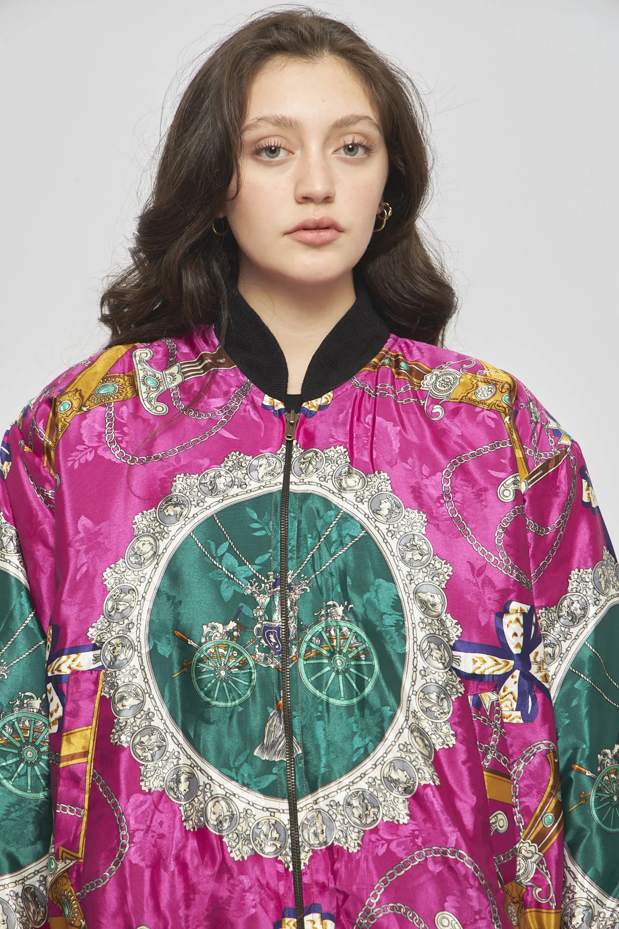 Bomber casual  multicolor nostalgic talla M 101