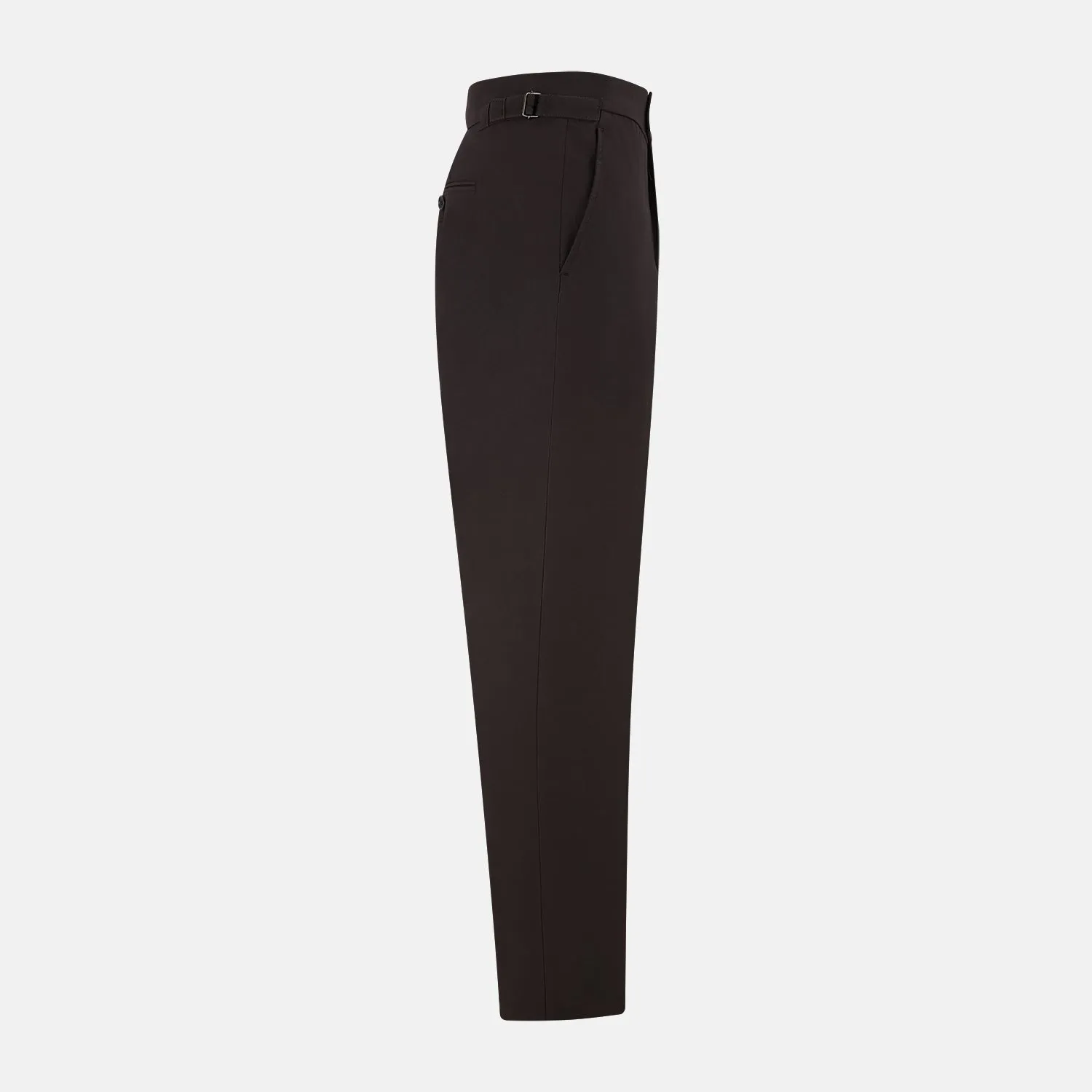 Brown Linen Henry Trousers