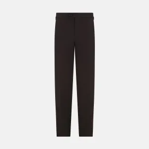 Brown Linen Henry Trousers