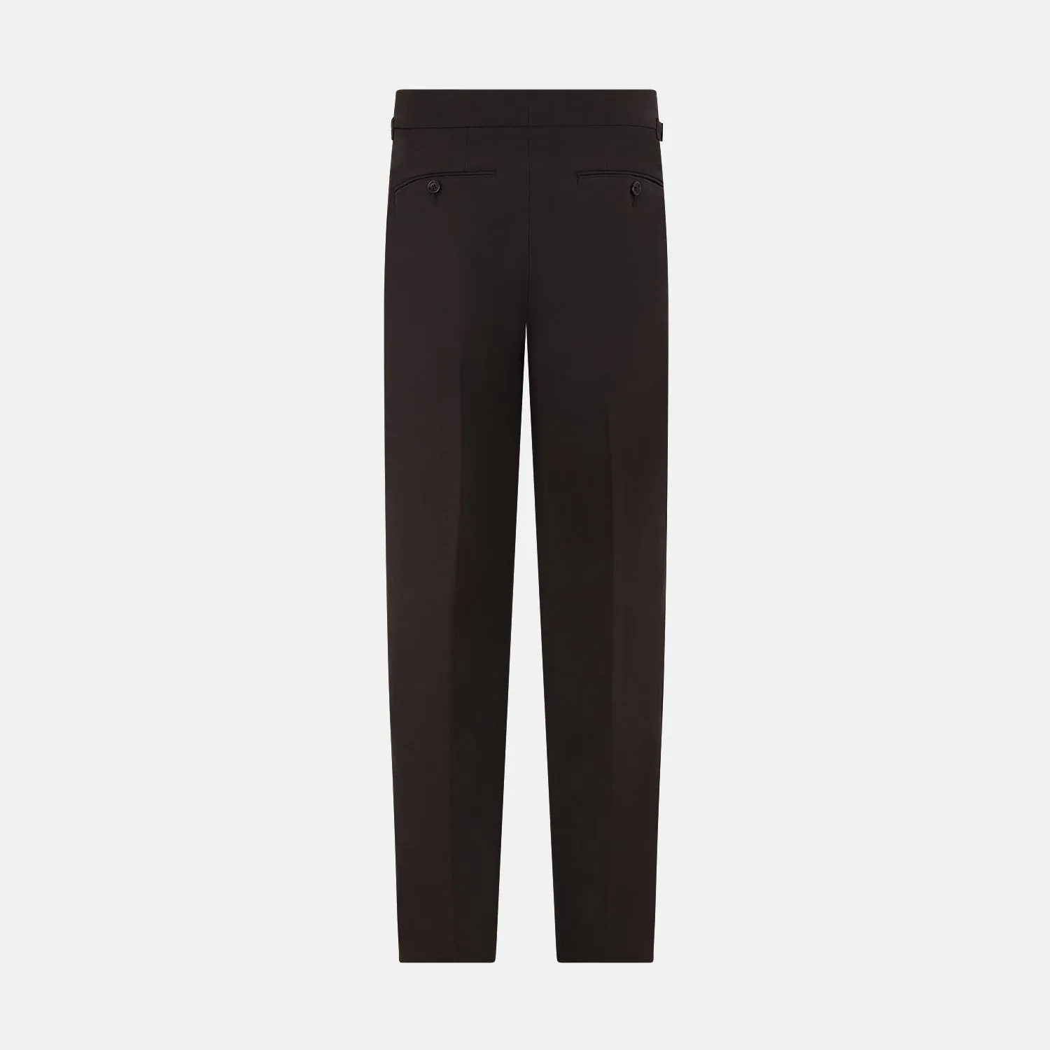 Brown Linen Henry Trousers