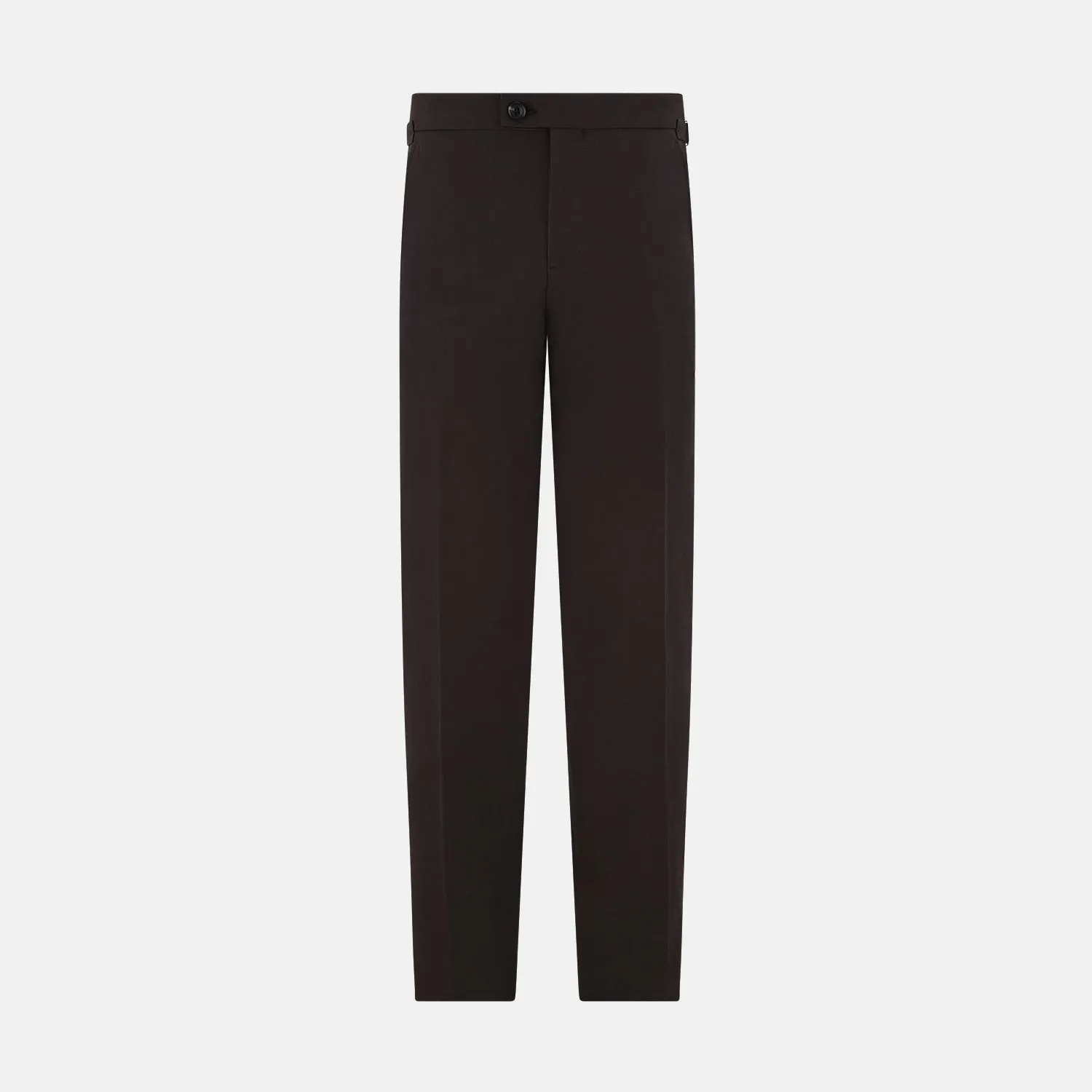Brown Linen Henry Trousers