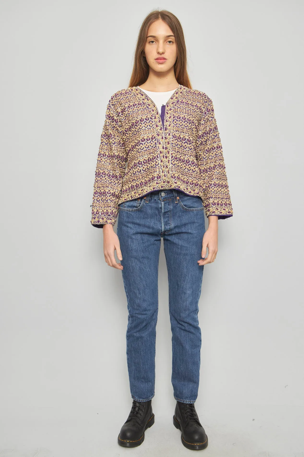 Chaqueta casual  multicolor nostalgic talla M 895