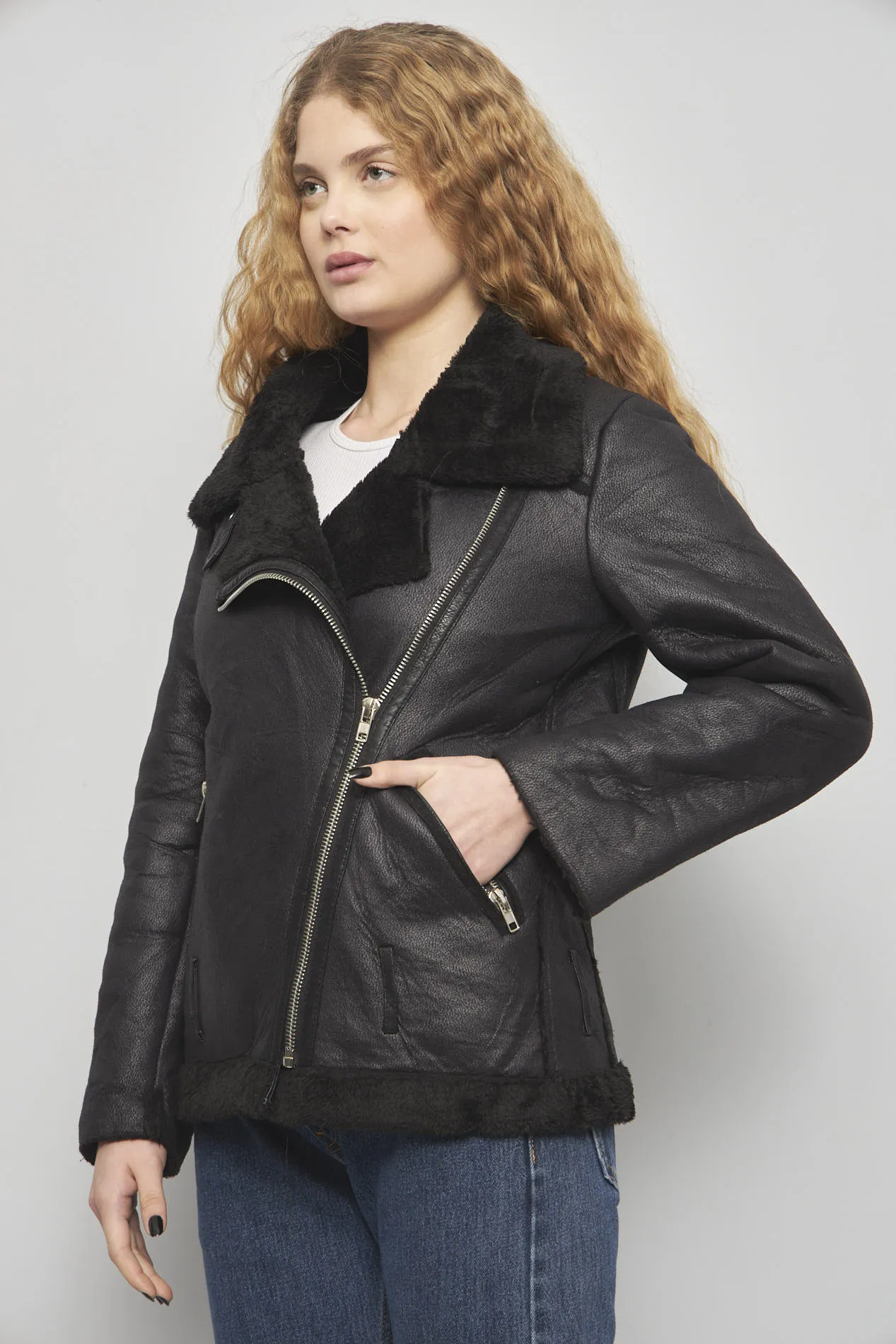 Chaqueta casual  negro nostalgic talla S 132