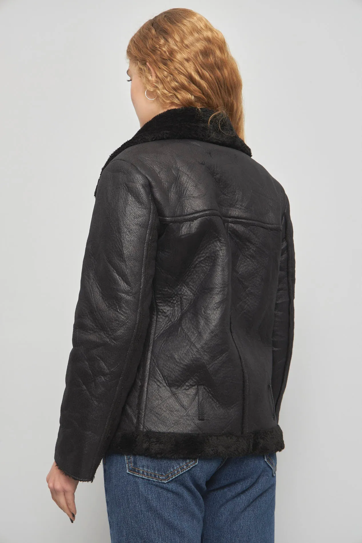 Chaqueta casual  negro nostalgic talla S 132