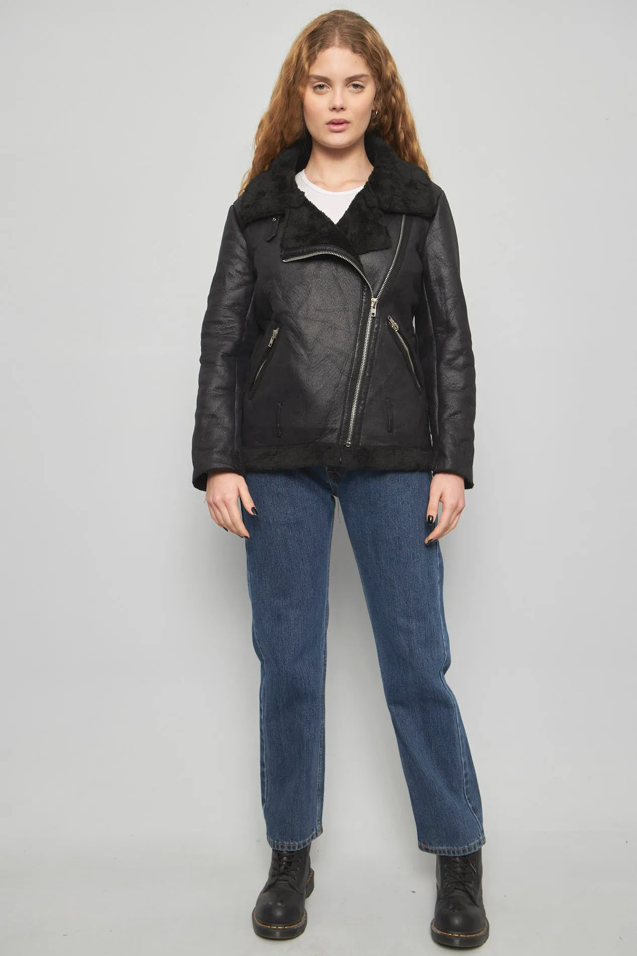 Chaqueta casual  negro nostalgic talla S 132