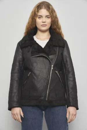 Chaqueta casual  negro nostalgic talla S 132
