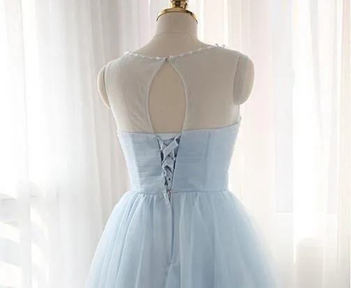 Charming Tulle Short Prom Dresses Homecoming Dresses PG019