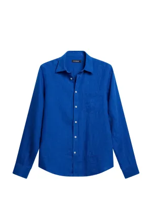 Clean Linen Slim Shirt / Lapis Blue