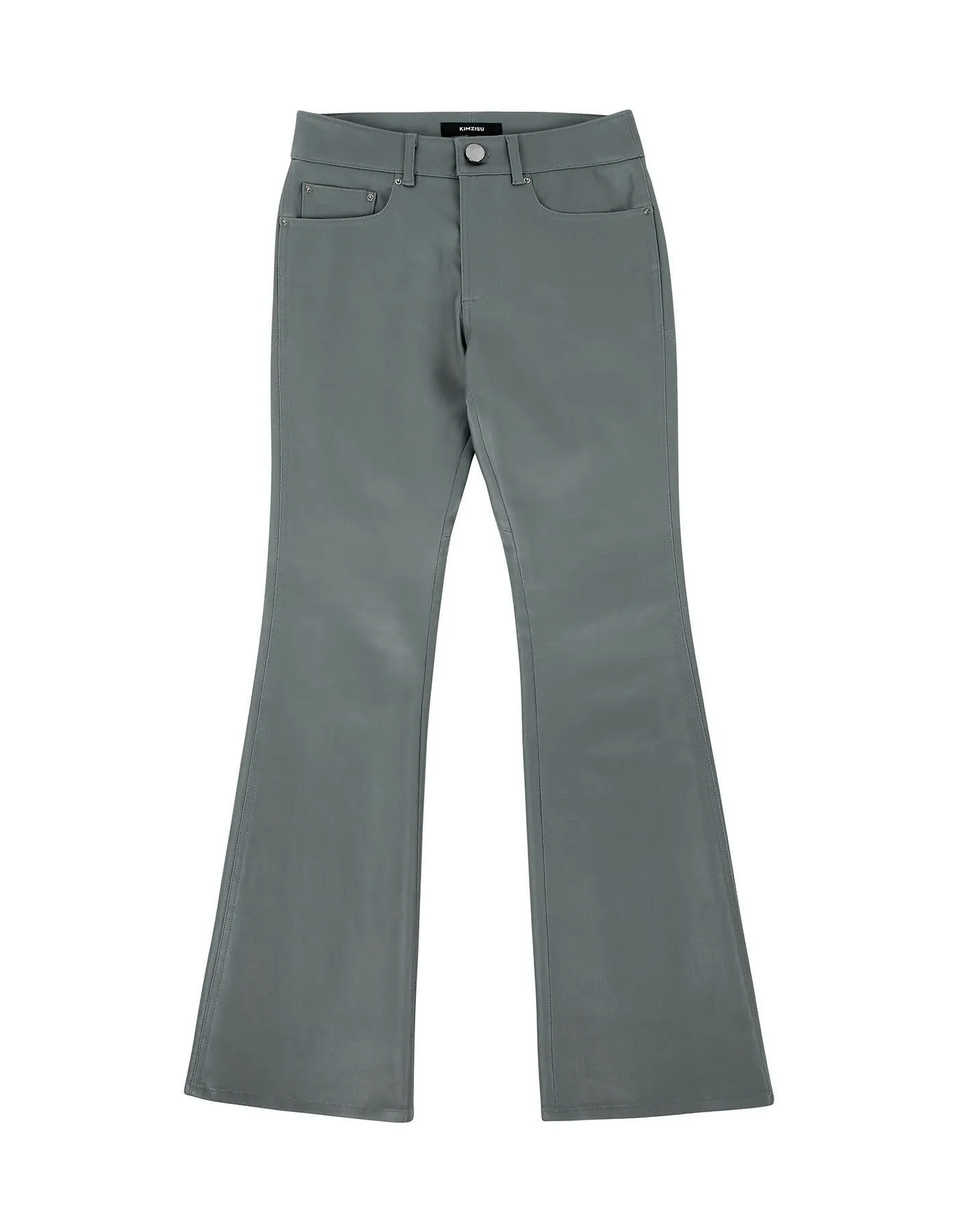Coated Back Slit Jeans