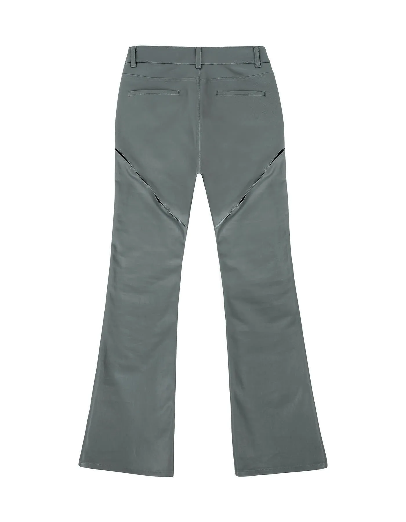 Coated Back Slit Jeans