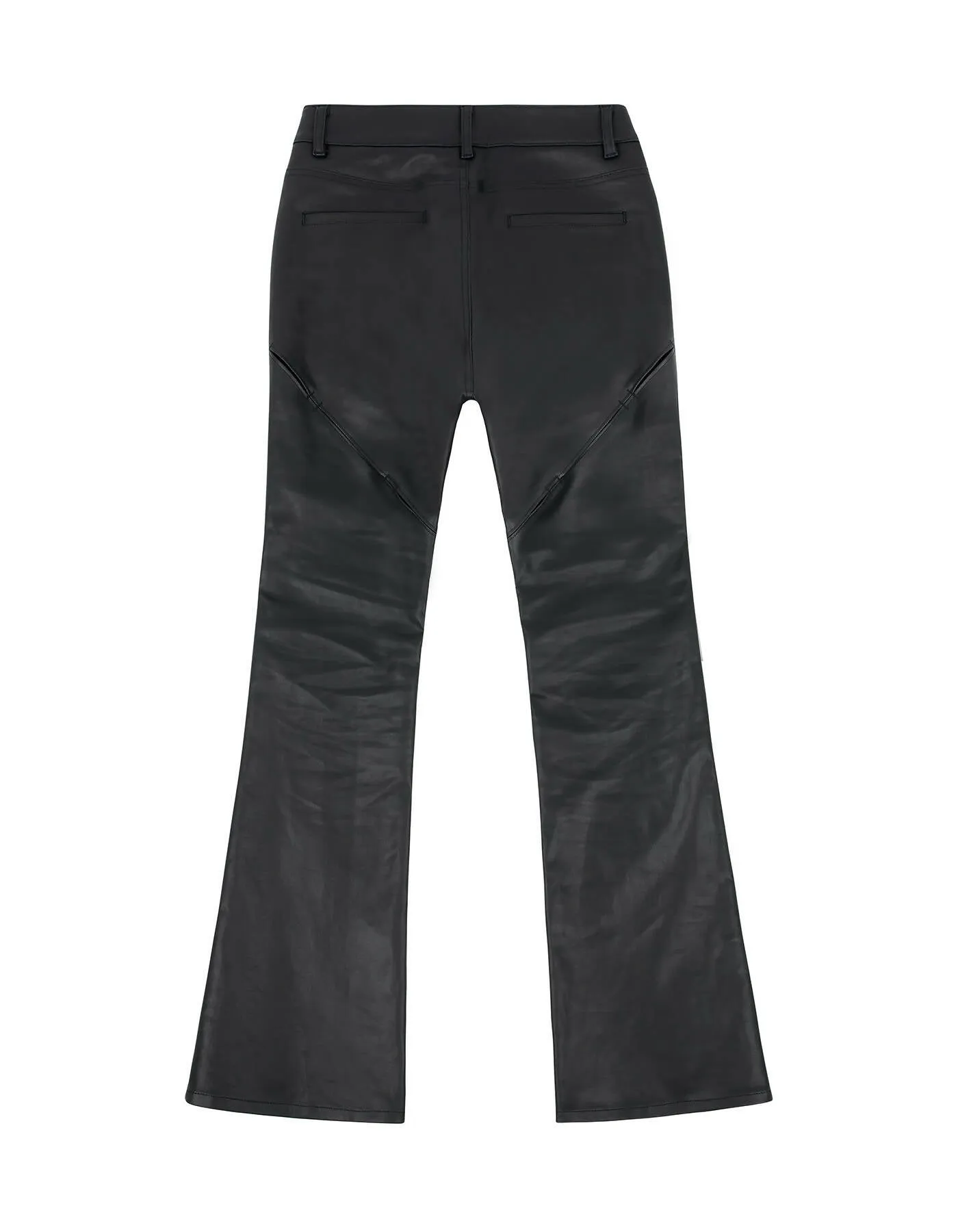 Coated Back Slit Jeans