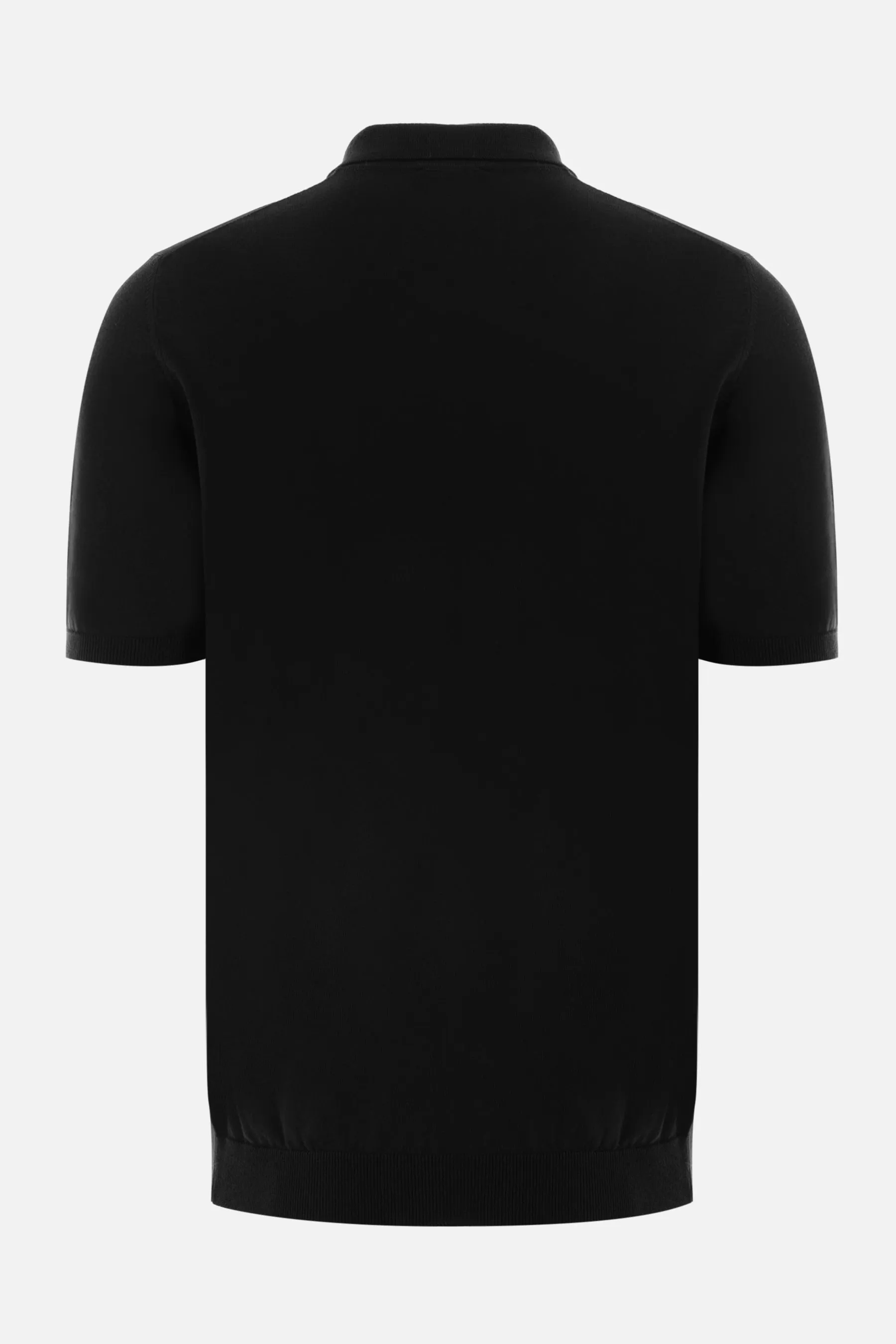 Cotton Knit Polo Shirt