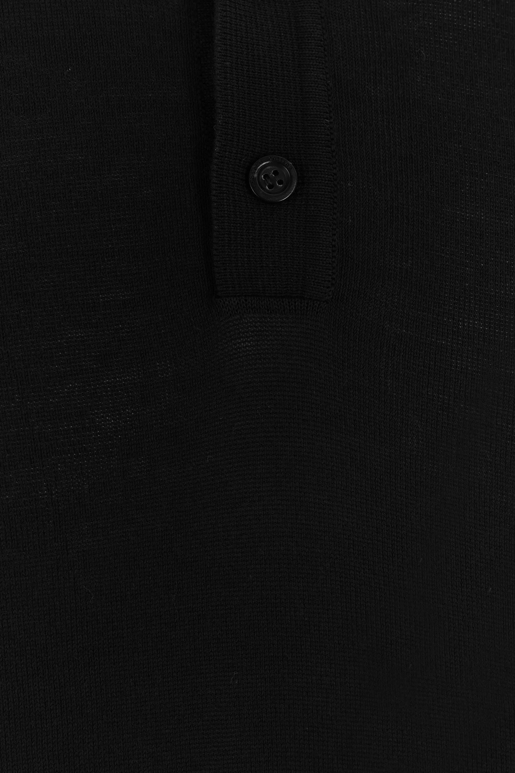 Cotton Knit Polo Shirt