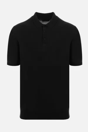 Cotton Knit Polo Shirt