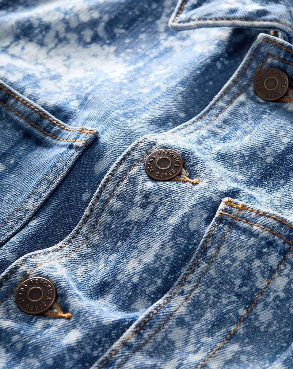 Dahl Acid-Washed Denim Chore Jacket