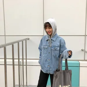Denim Jacket Hooded Style