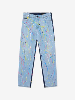 Dolce & Gabbana Boys Paint Splash Denim Jeans