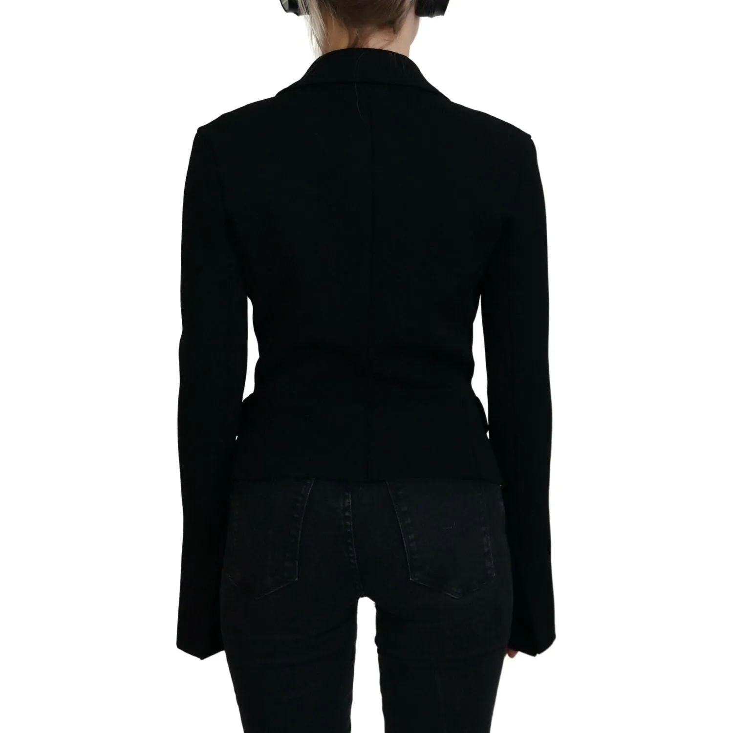 Dolce & Gabbana Elegant Black Long Sleeve Jacket