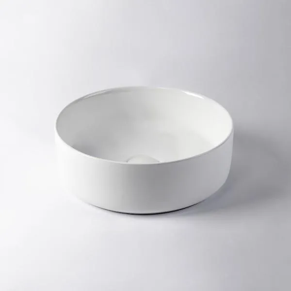 Eight Quarters Amaroo Circle Gloss White Basin