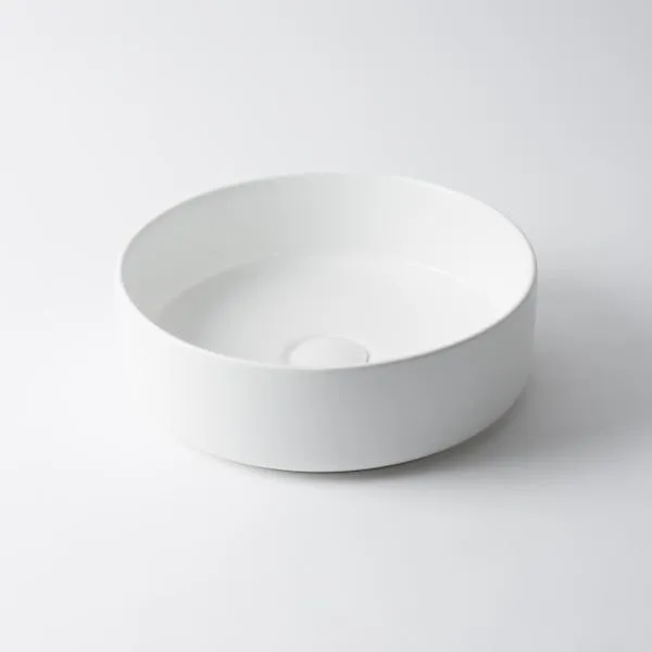 Eight Quarters Amaroo Circle Matte White Basin