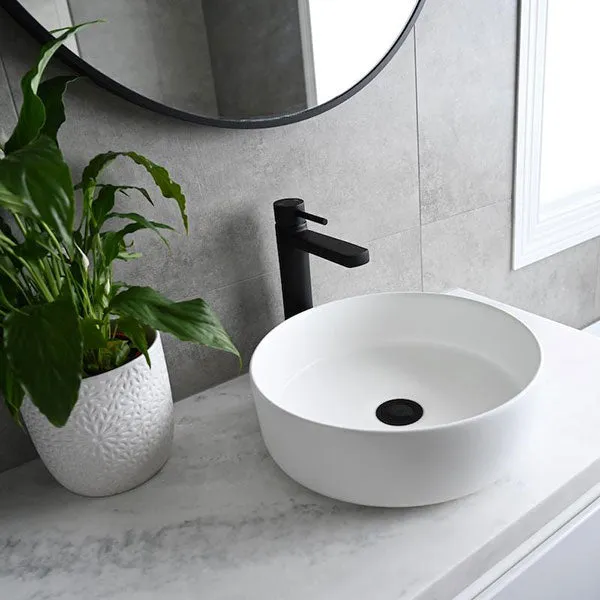 Eight Quarters Amaroo Circle Matte White Basin