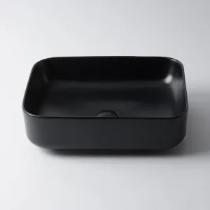 Eight Quarters Amaroo Small Rectangle Matte Black Basin