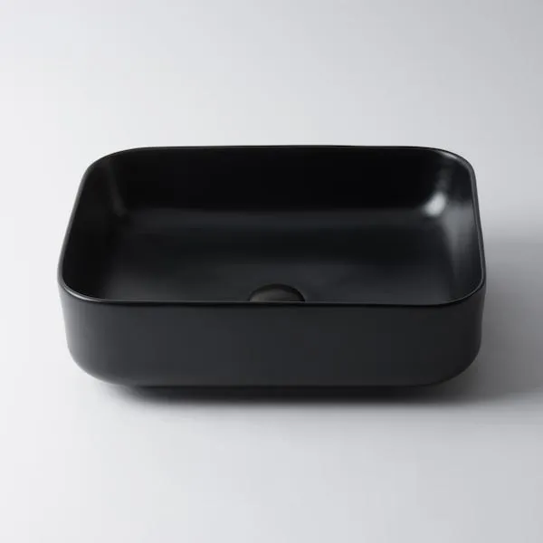Eight Quarters Amaroo Small Rectangle Matte Black Basin