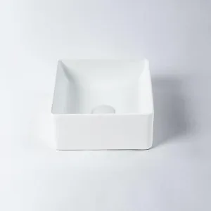 Eight Quarters Amaroo Square Mini Matte White Basin